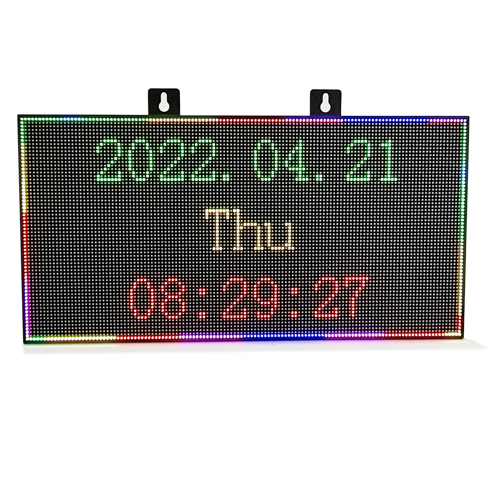 A1 LED Billboard indoor RGB programmable LED sign advertising word board scrolling Message display（32*16cm）